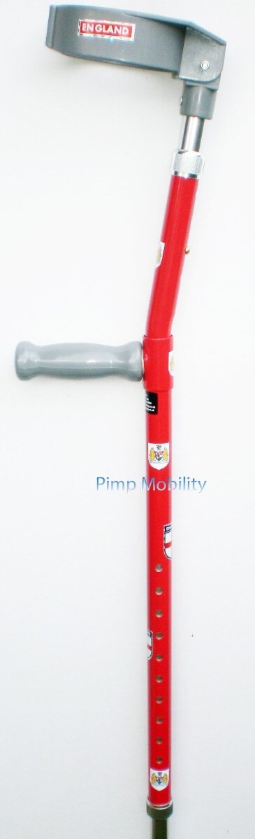 Bristol City Custom Football Team Crutches by Pimp Mobility