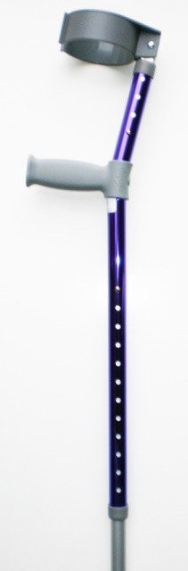 Purple Chrome Effect Wrapped Custom Crutches from Pimp Mobility