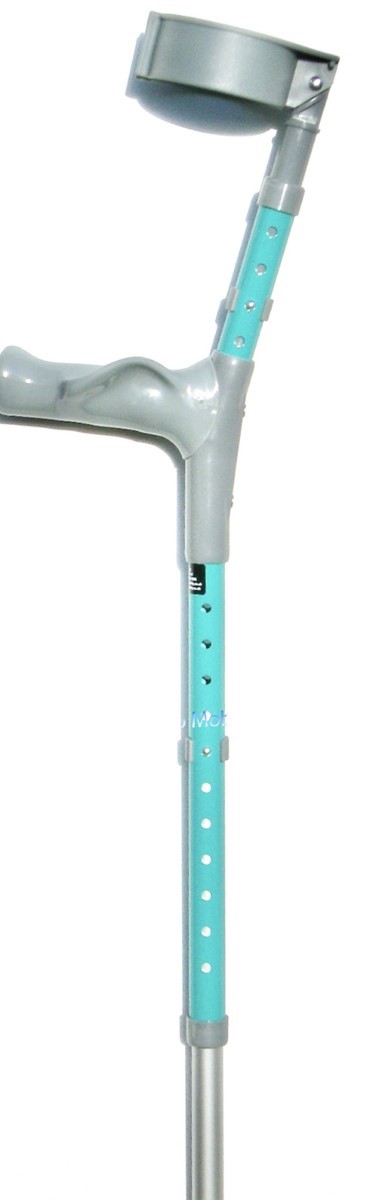 Turquoise Ergonomic Custom Personalised Crutches by Pimp Mobility
